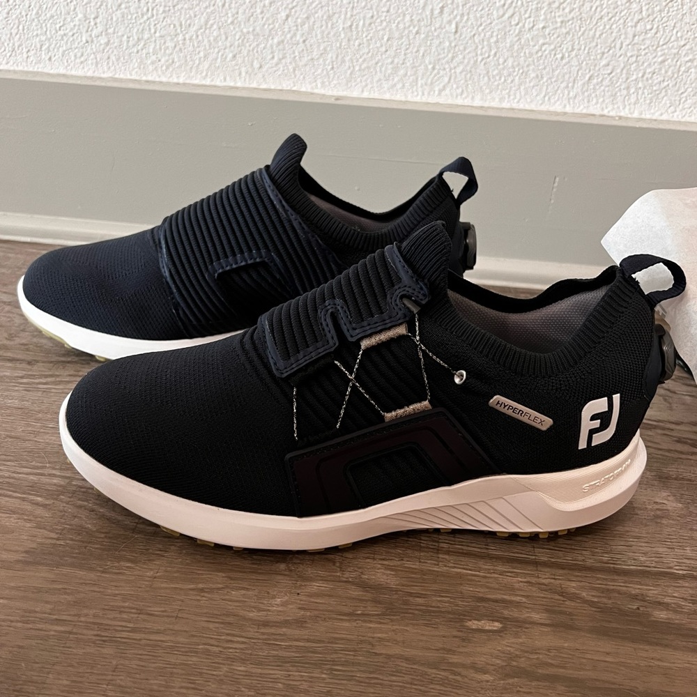 FootJoy Men’s Hyperflex BIA Golf Shoe Midnight Blue Size 11 Wide